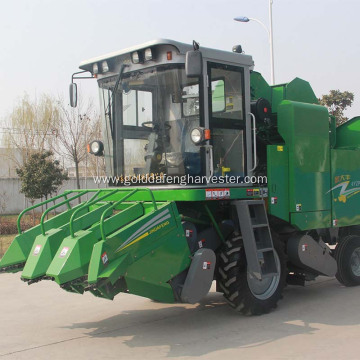 self-propelled maize corn combine harvester